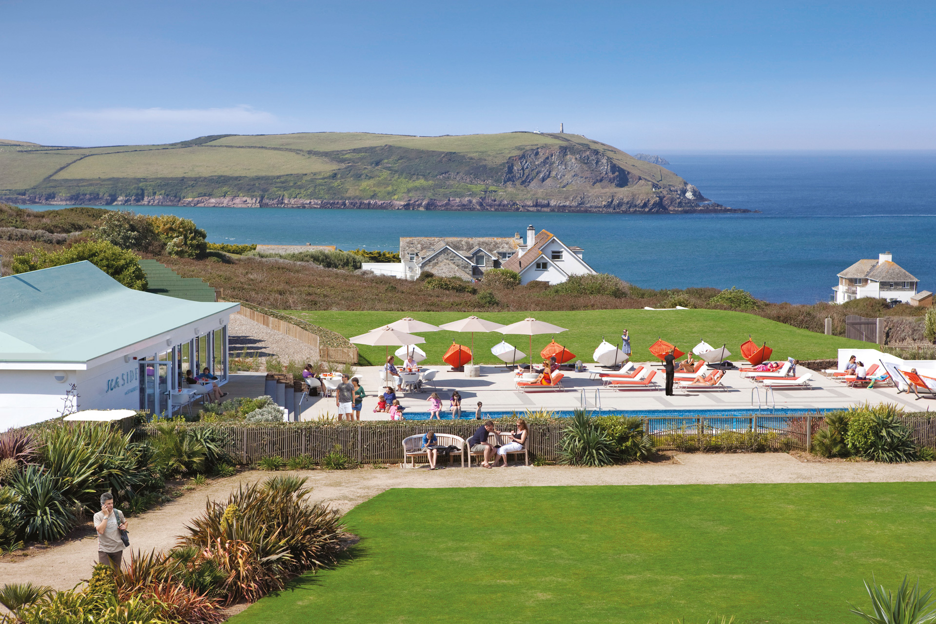 Outdoors at St Moritz in Cornwall