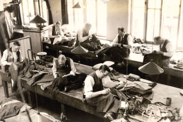 Old workshop at Henry Poole 1944