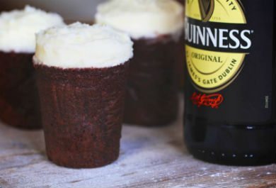 St Patrick's Day Guinness cake