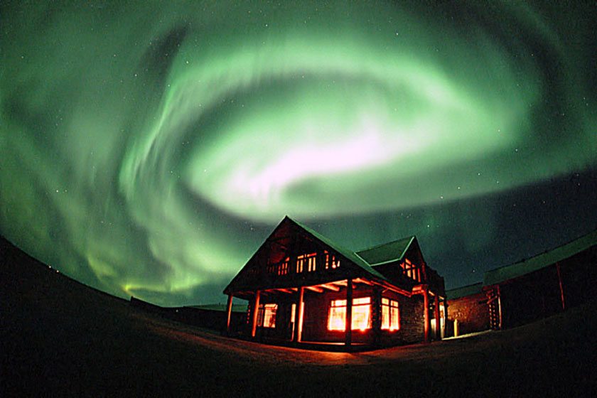 Northern lights Hotel Rangá