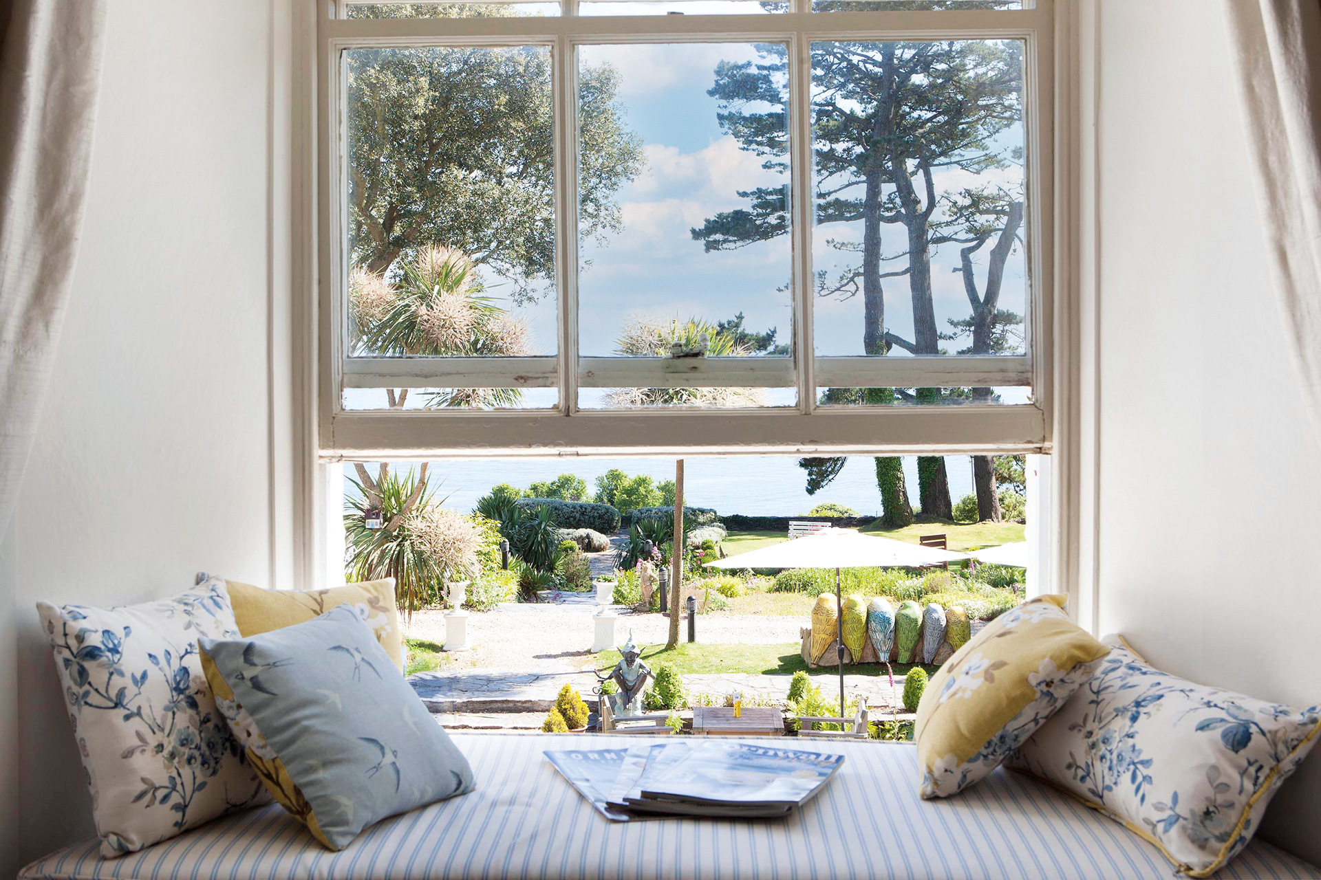 Sea view room at Talland Bay Hotel