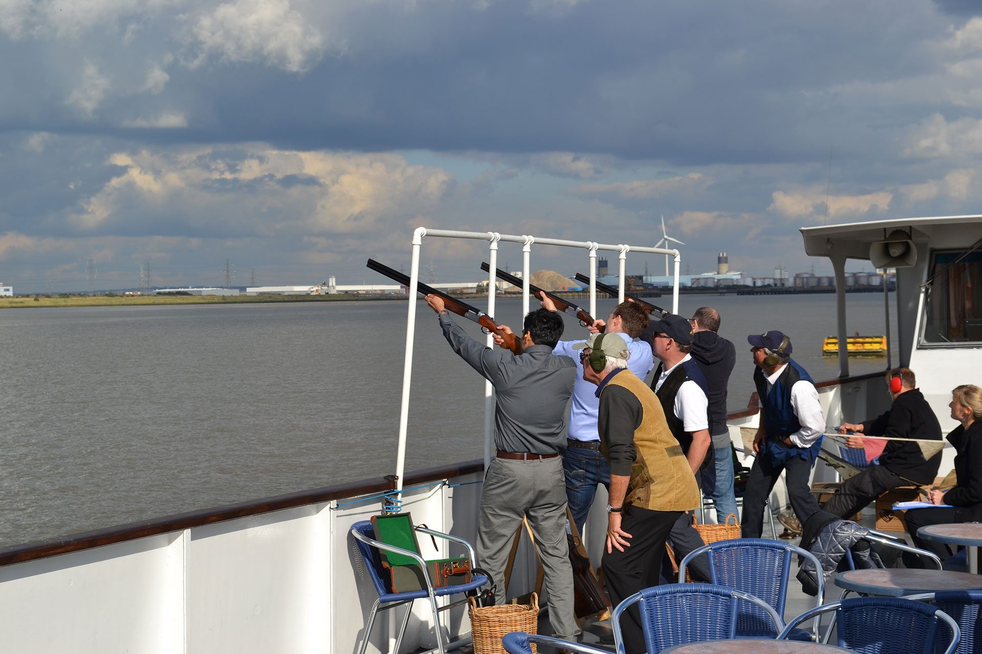 Clay Pigeon Shooting on the Thames