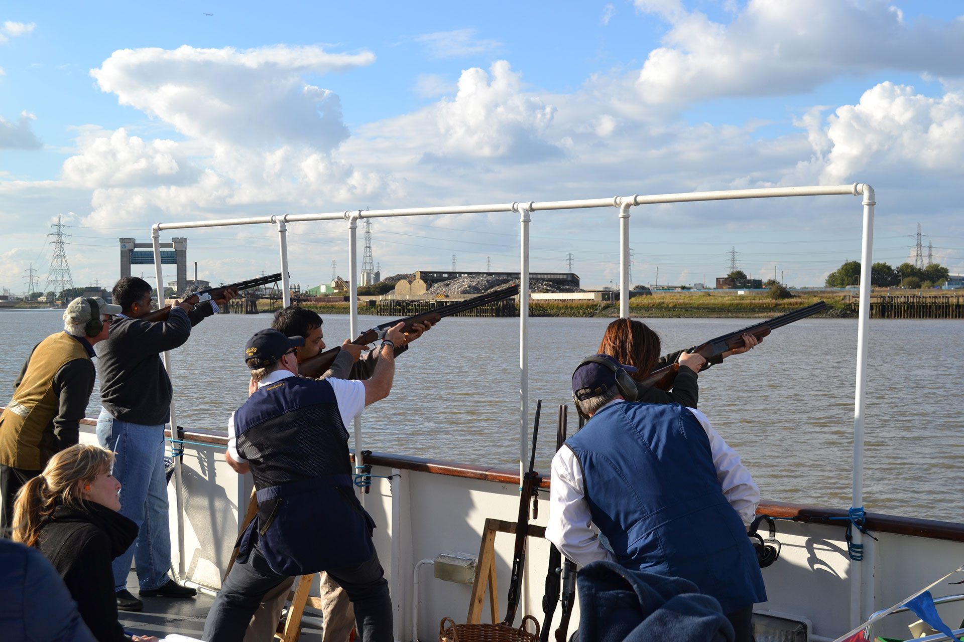 Clay Pigeon Shooting on the Thames