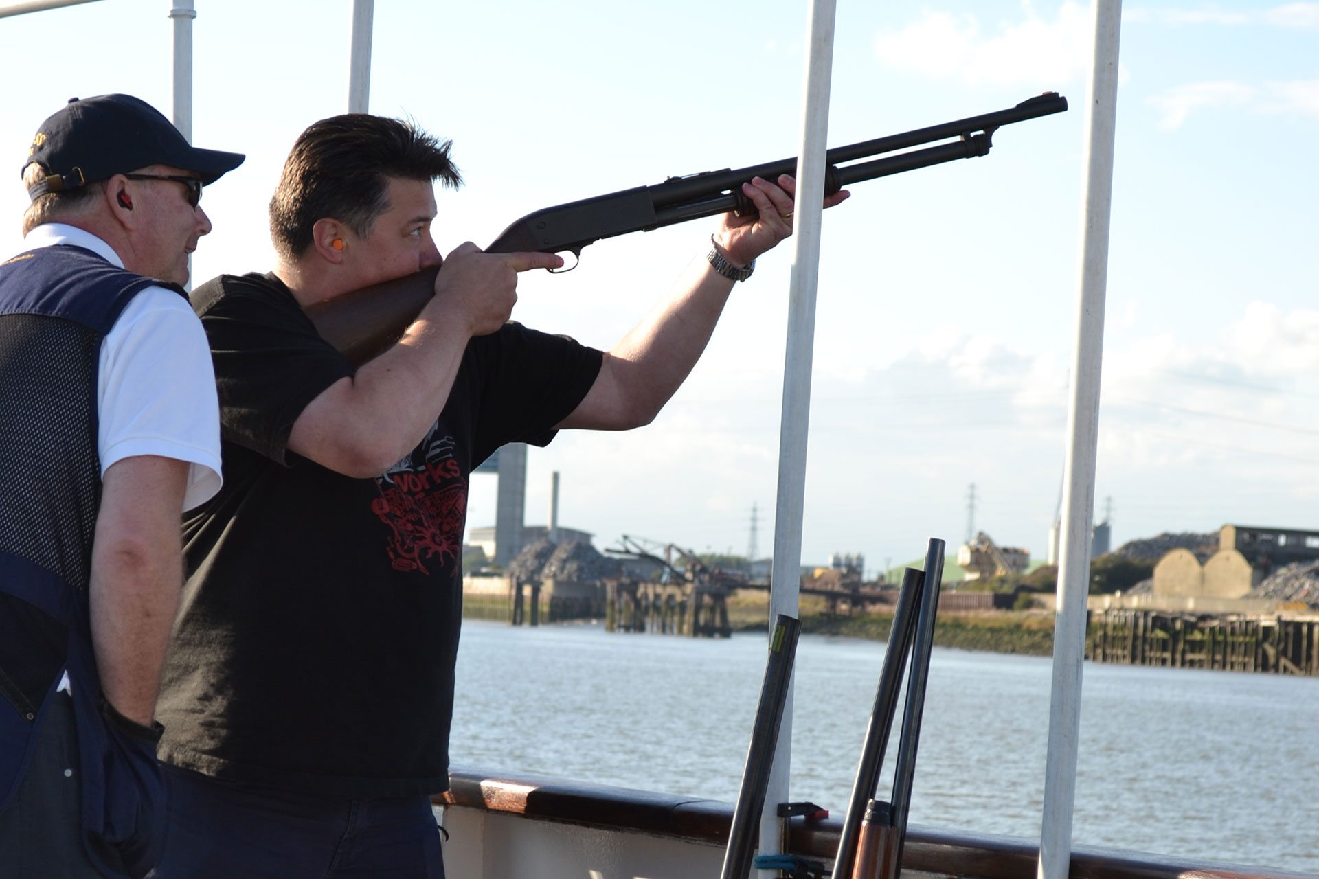 Clay Pigeon Shooting on the Thames