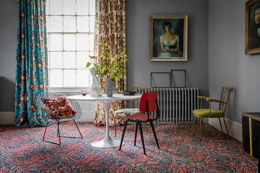Alternative Flooring with Liberty fabrics