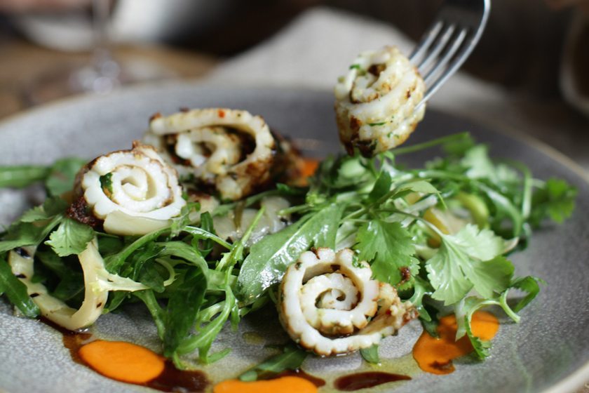 Brasserie Blanc grilled squid
