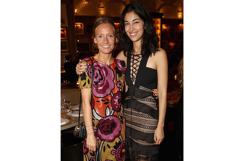 Martha Ward and Caroline Issa bof500 dinner at the London EDITION