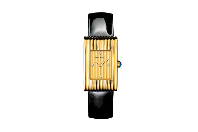 Boucheron 18kt yellow gold small reflet watch £8,500