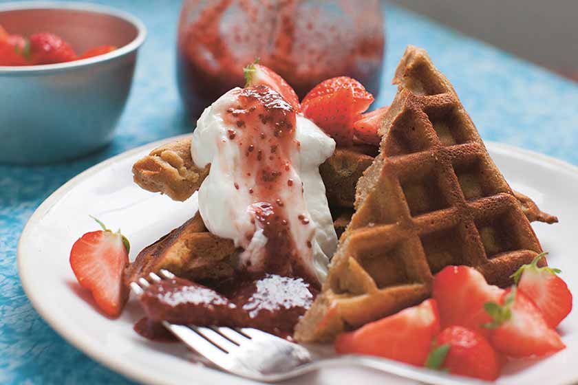 Chestnut and Almond Waffles – The Good Life Eatery
