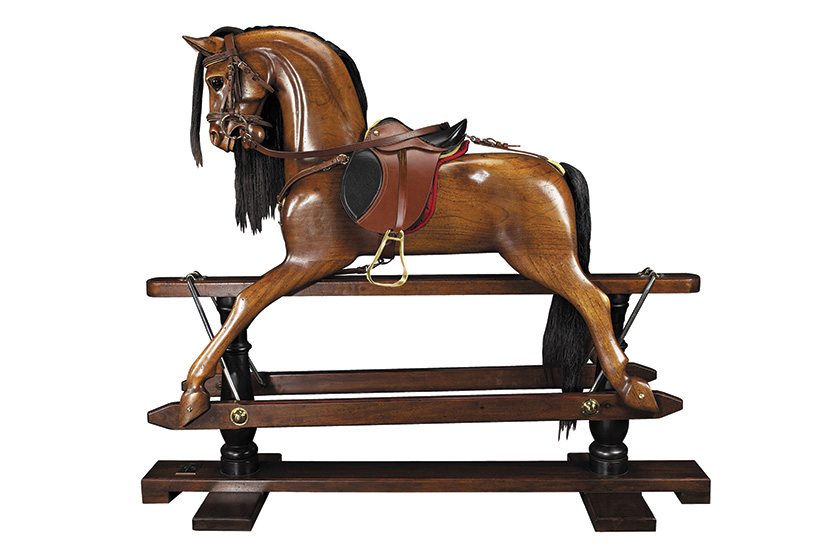 National Gallery Victorian Wooden Rocking Horse
