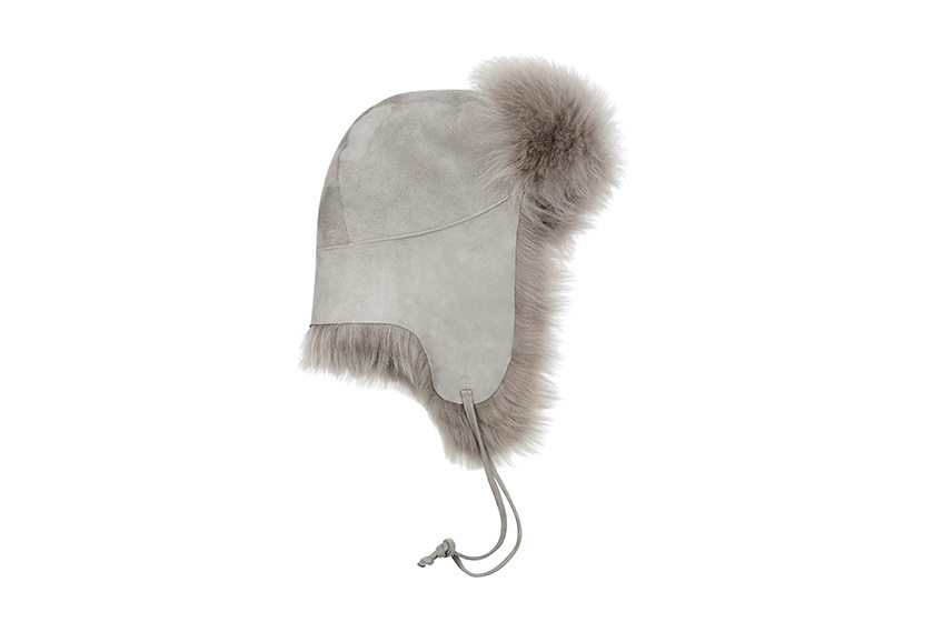 The White Company sheepskin hat