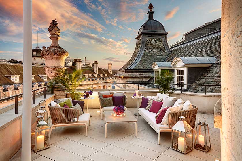 Hotel Cafe Royal Dome Penthouse terrace