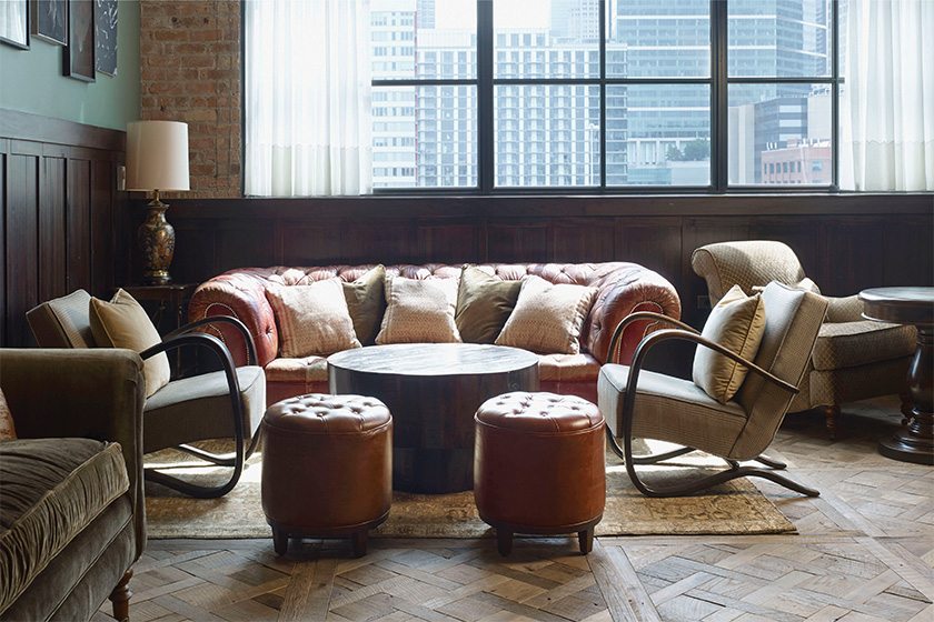 Soho Home sitting room