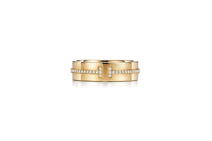 Tiffany Yellow Gold T Ring