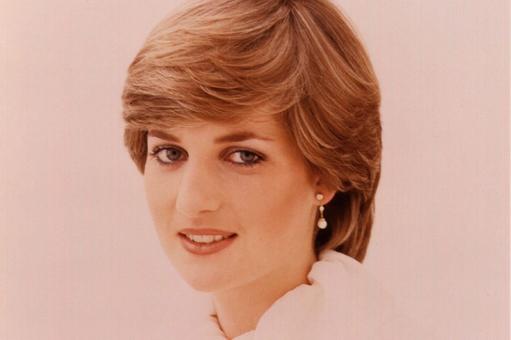 Princess Diana Snowdon engagement portrait