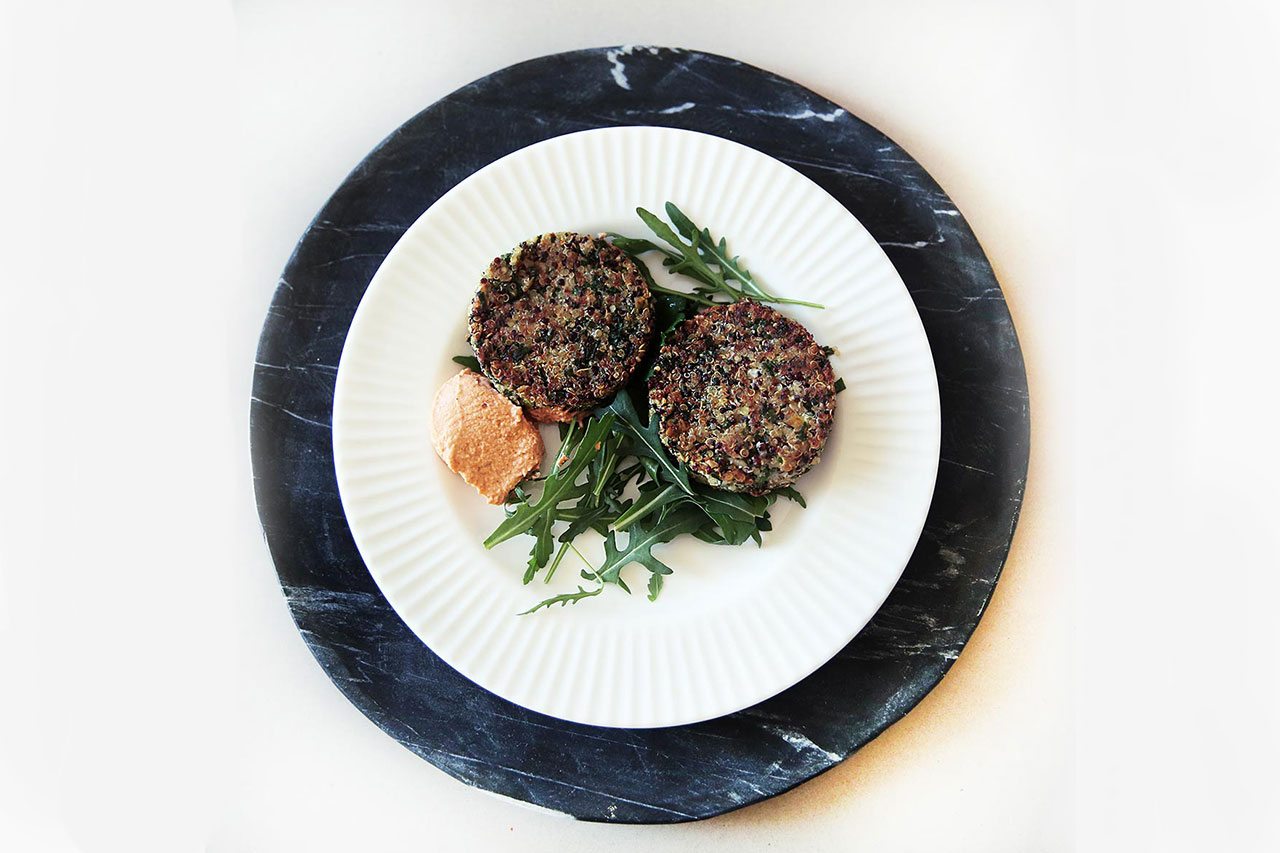Cauliflower and quinoa patties