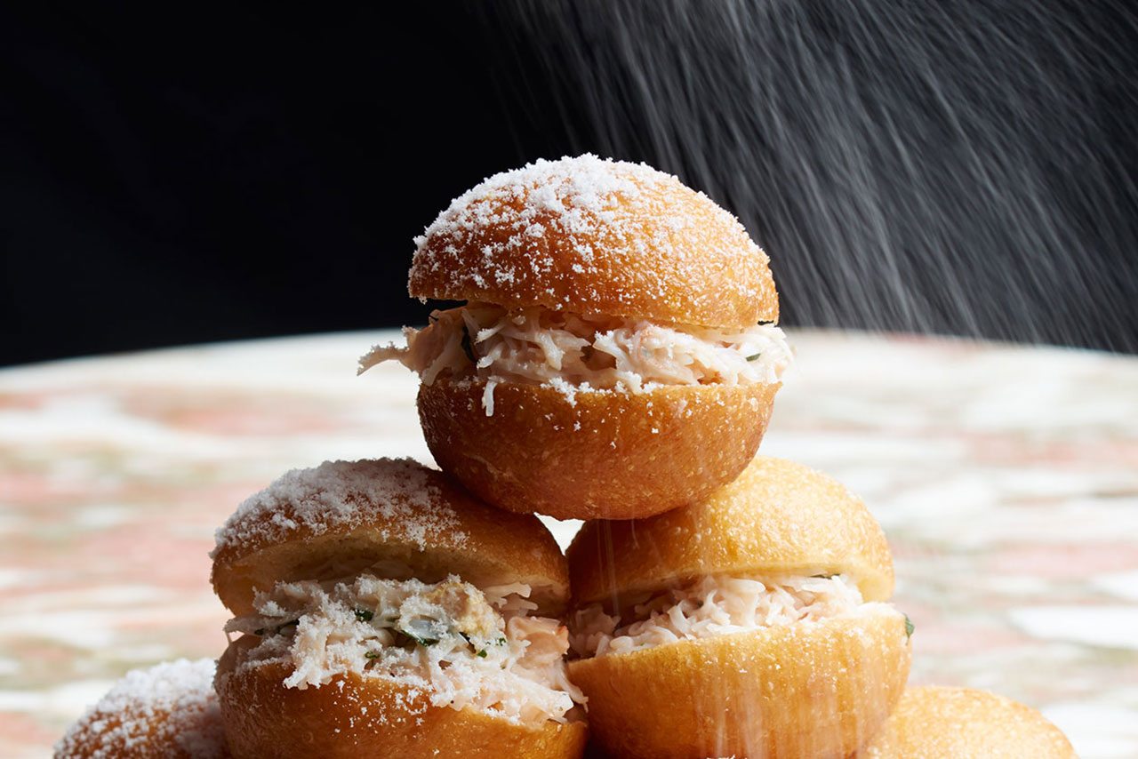Crab Doughnuts Chiltern Firehouse