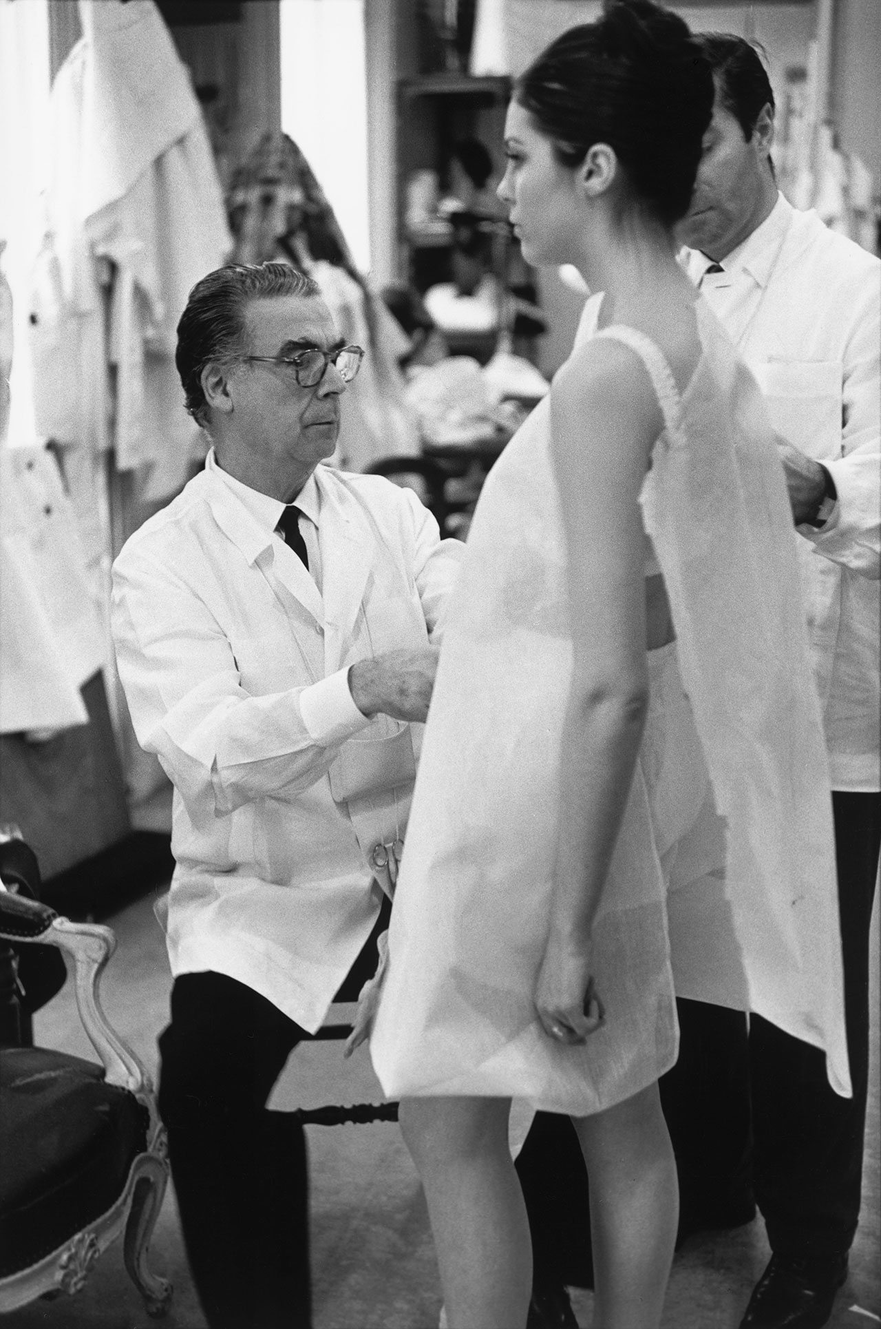 Cristobal Balenciaga at work