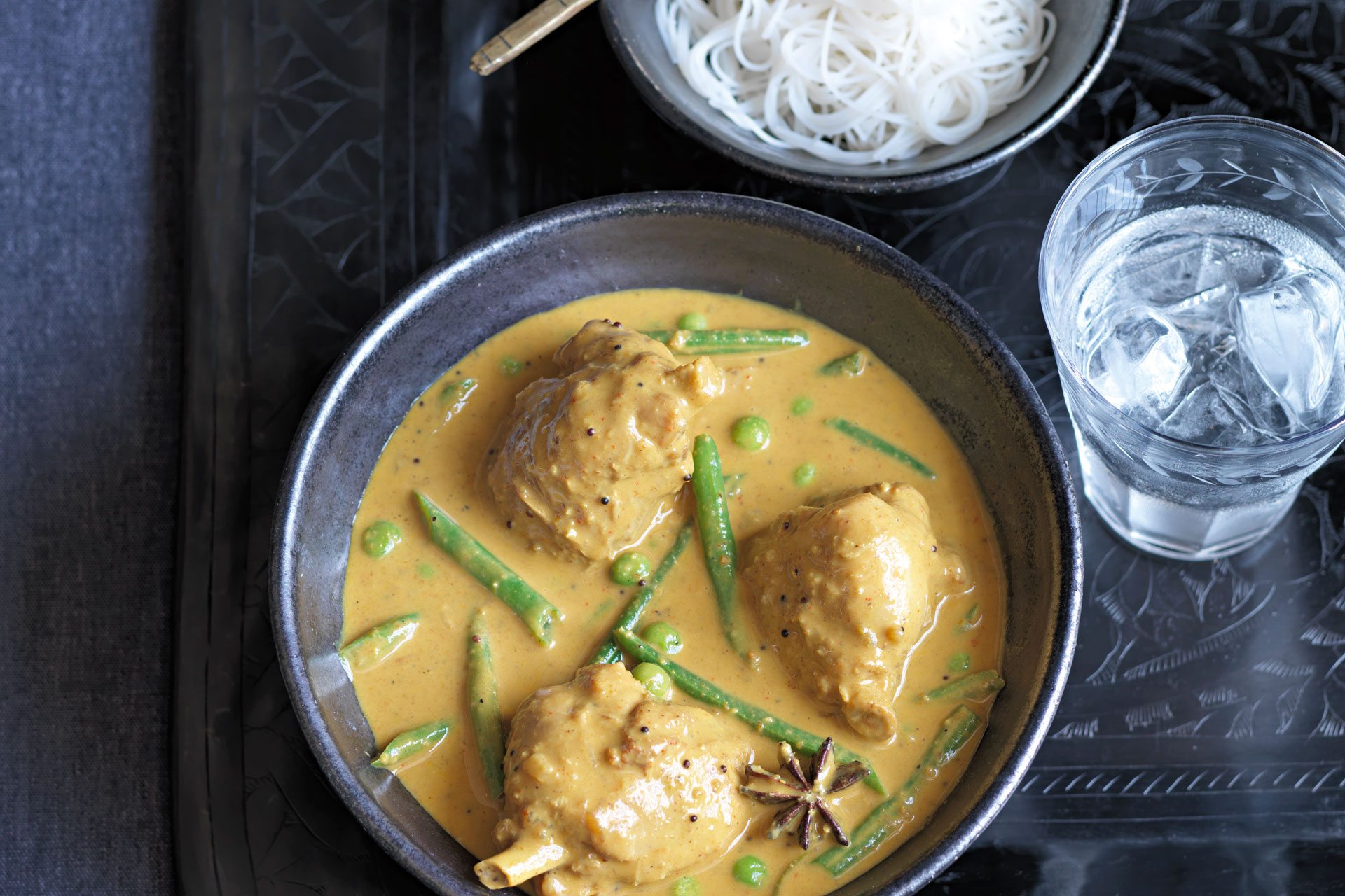Chicken and Vegetables in an Aromatic Coconut Sauce