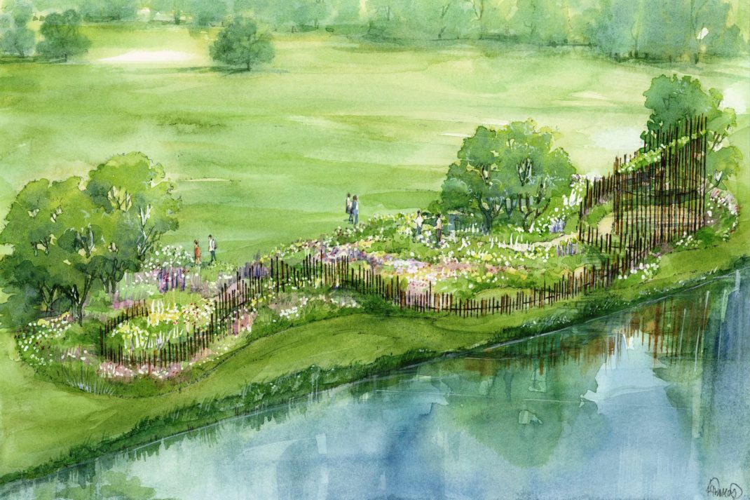 Jo Thompson's Chatsworth Flower Show Garden Design