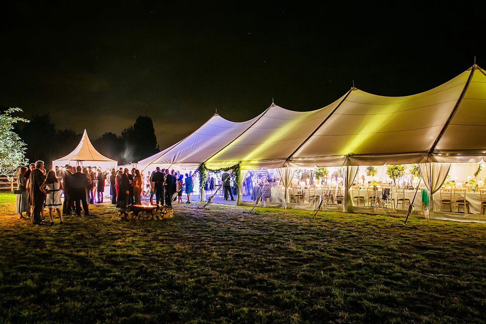 Marquee Wedding at Night
