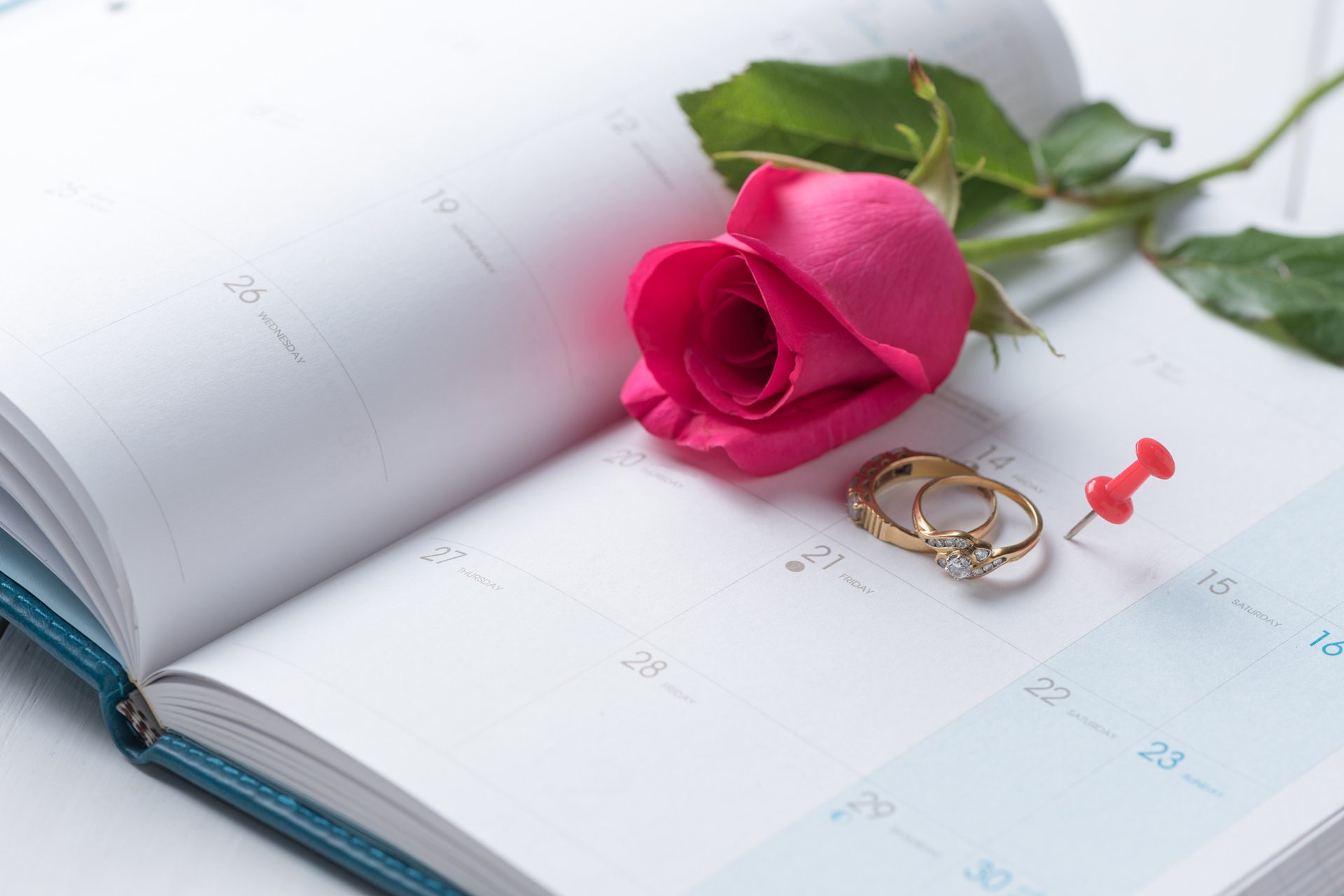 Planning a Wedding Timeline - Calendar