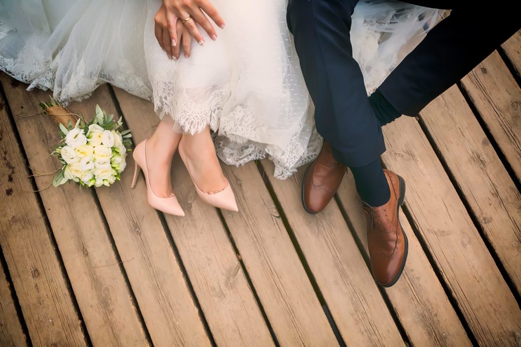 Planning your wedding: bride & groom on wedding day
