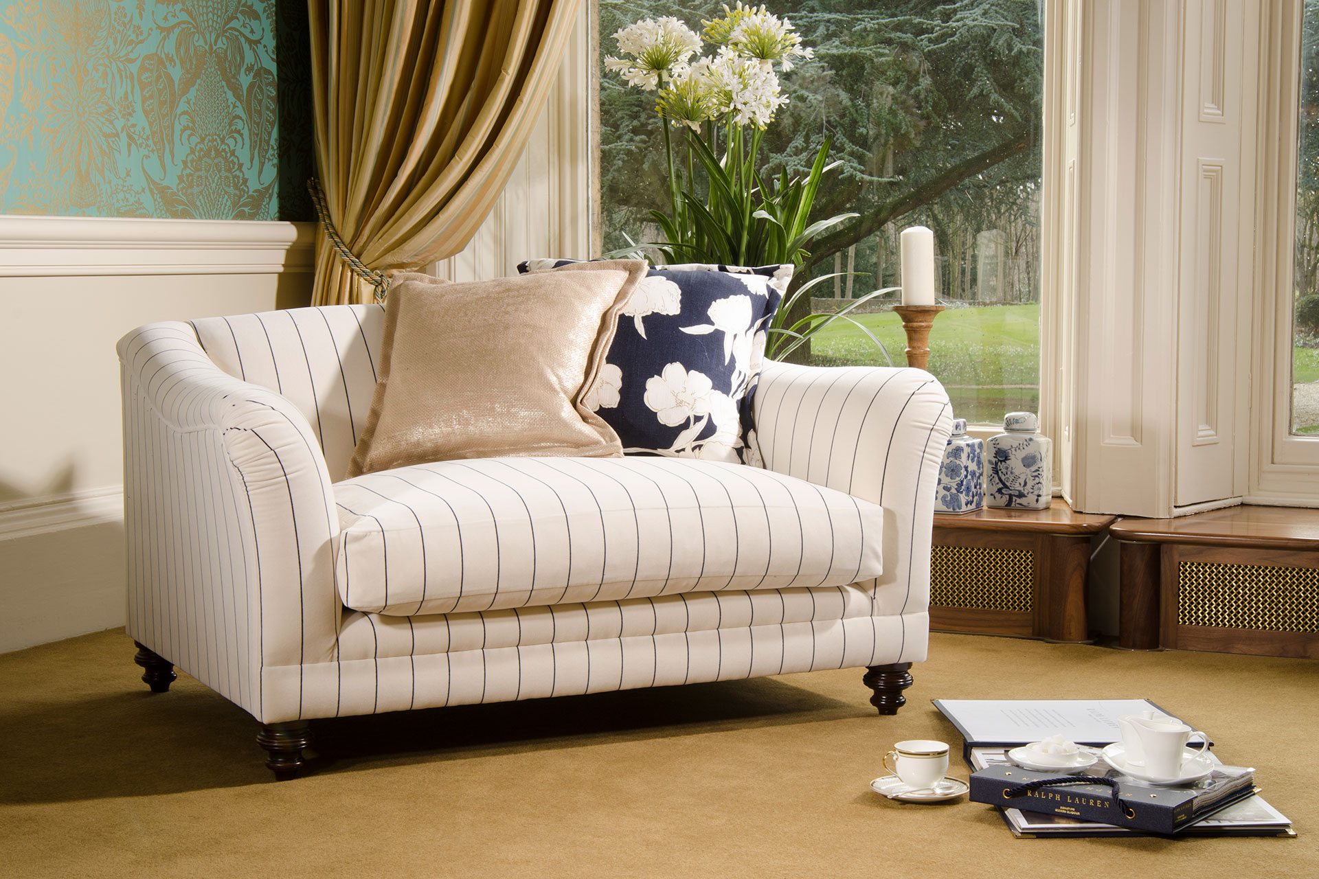 Tetrad Gatsby Snuggler White British furniture designers