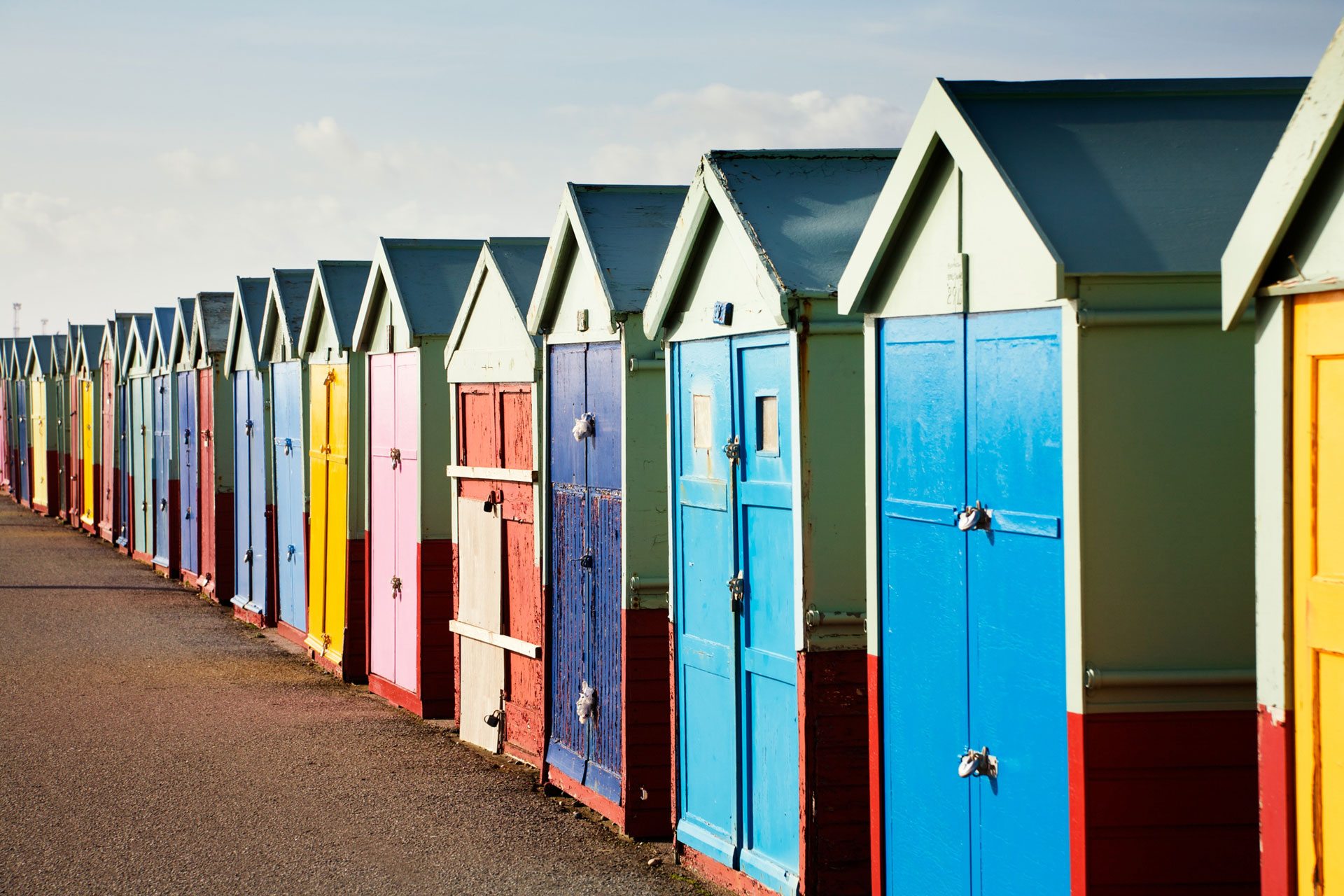 Brighton beach huts