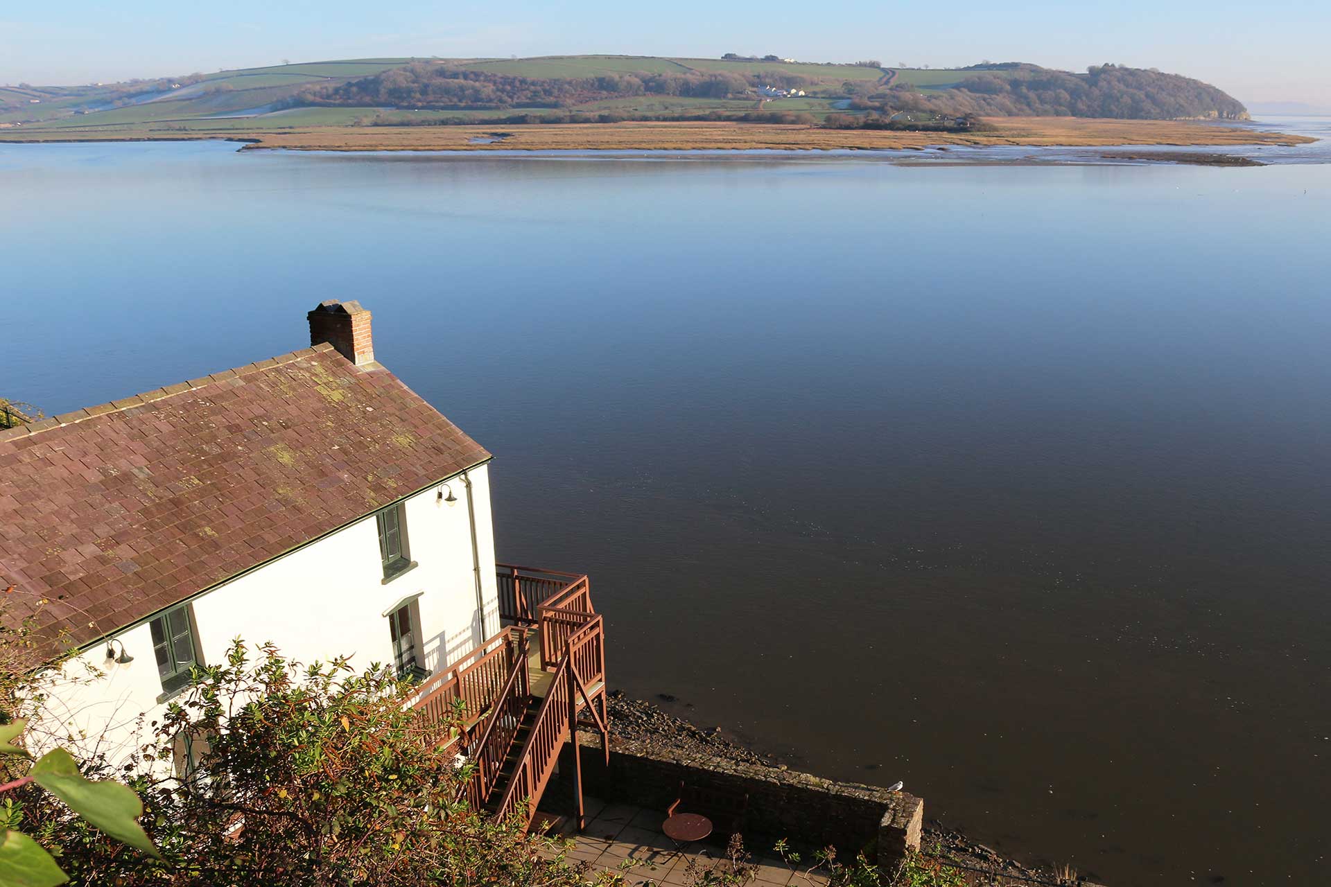 Dylan Thomas Boathouse Laugharne Wales