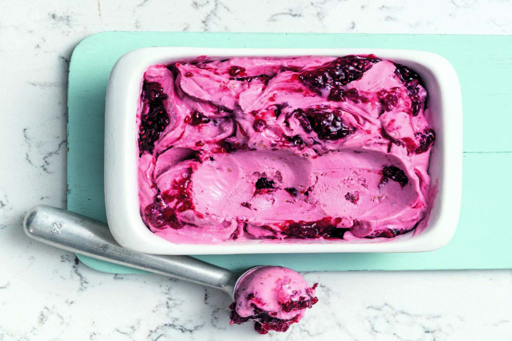 Recipe Alex Mackay's Summer Raspberry Frozen Yoghurt
