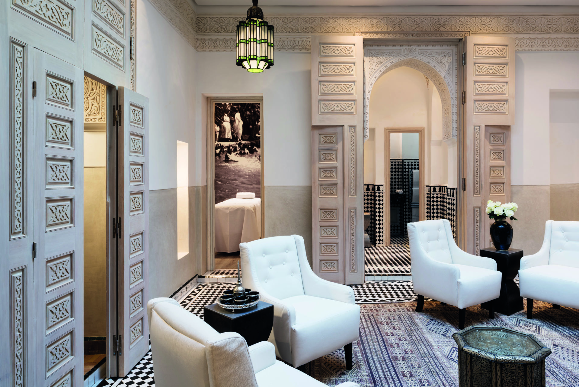 Riad Farnatchi Spa, Marrakech. Photo by Alan Keohane www.still-images.net