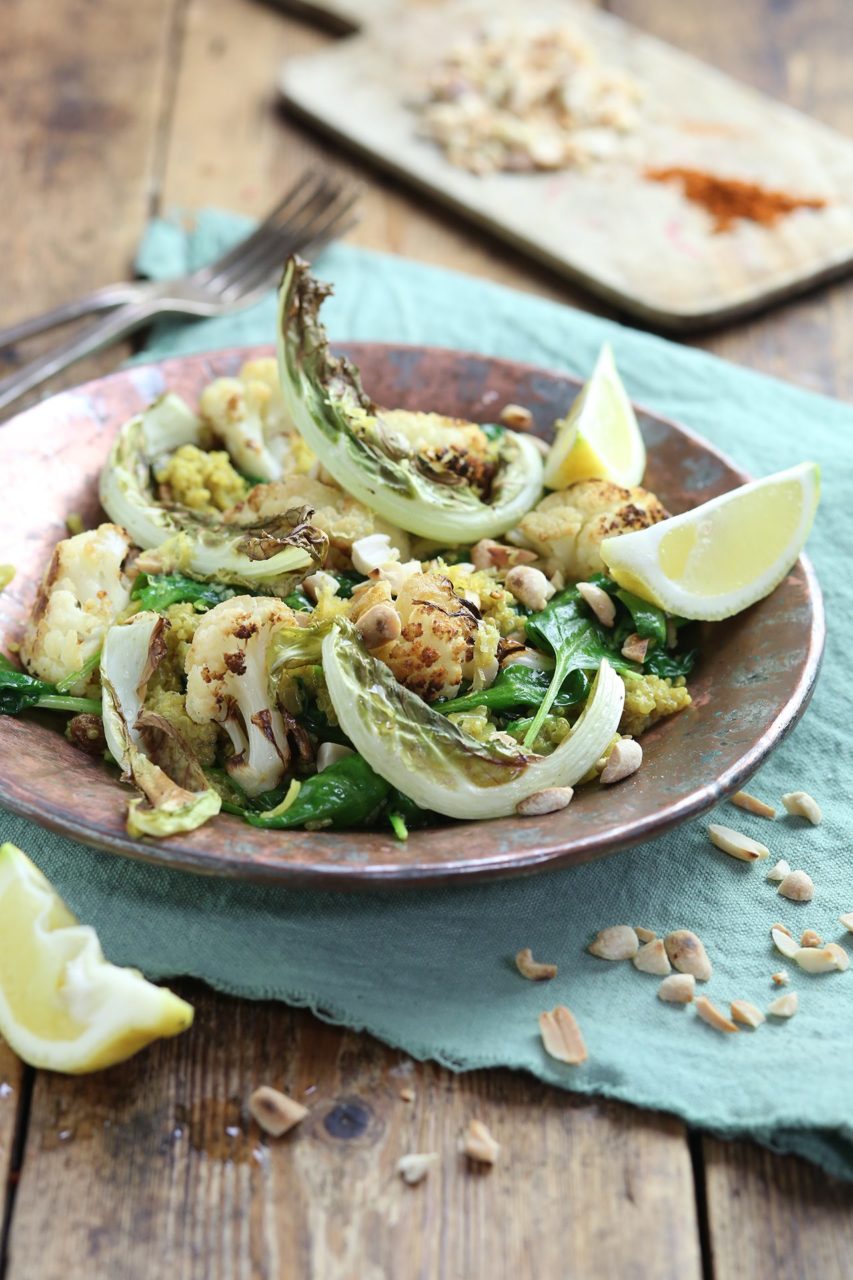 Abel & Cole Curried Coconut Roast Cauliflower Quinoa