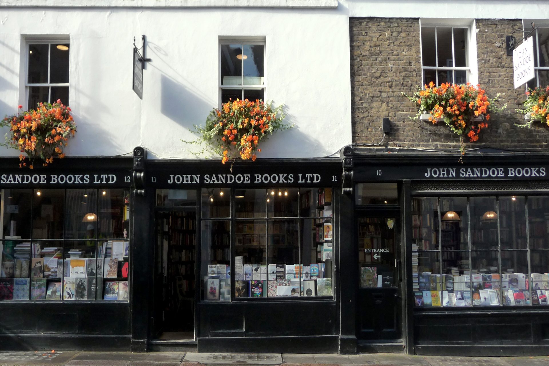 John Sandoe, Shop Front