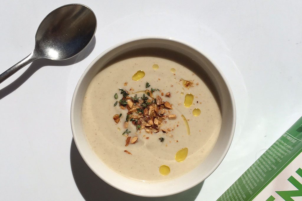 Roasted Cauliflower and Almond Soup Recipe