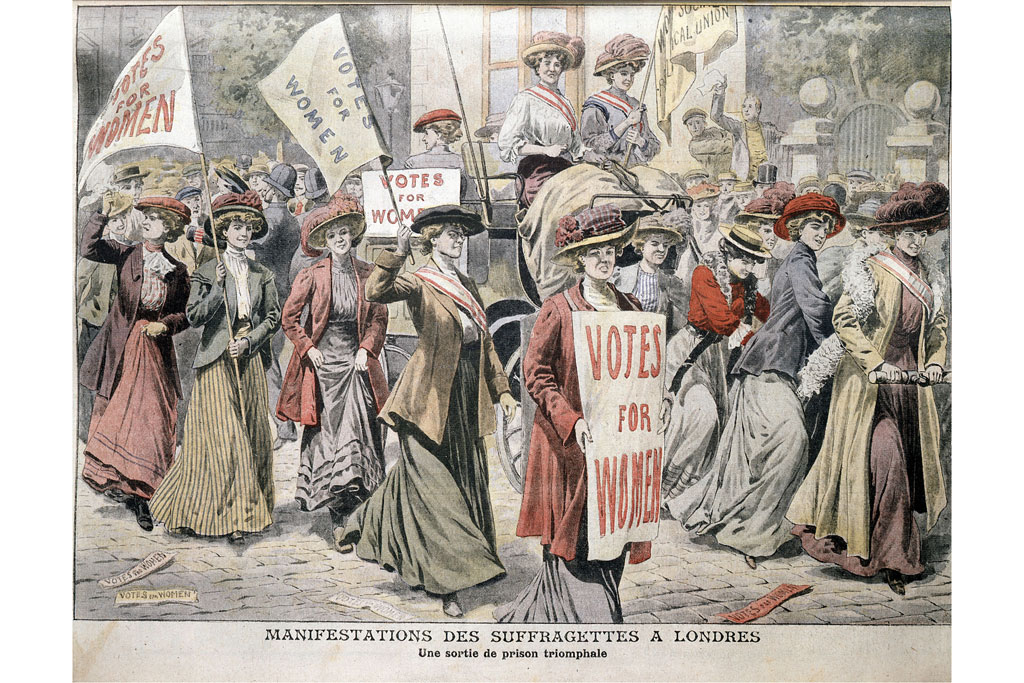 100 years of Suffrage: Suffragettes 