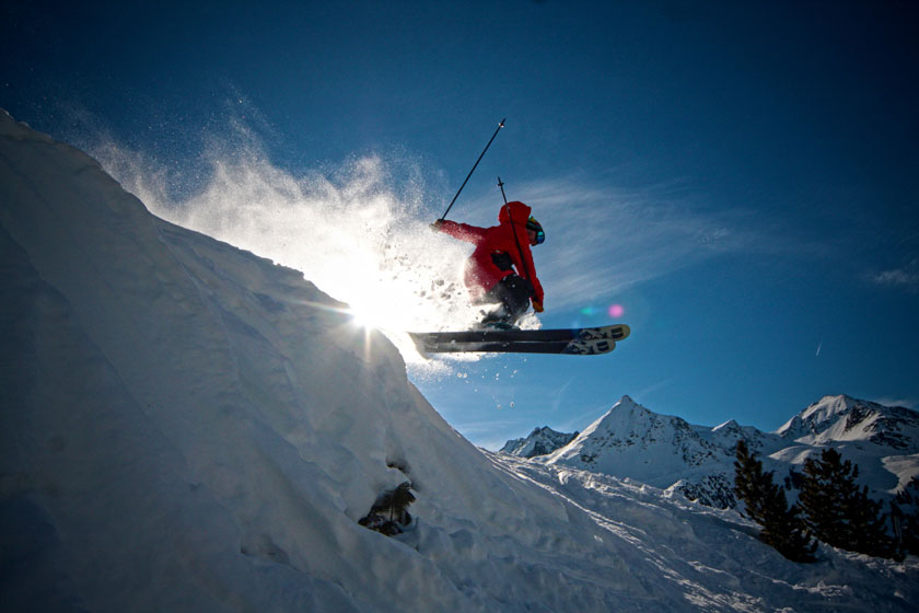 skiing