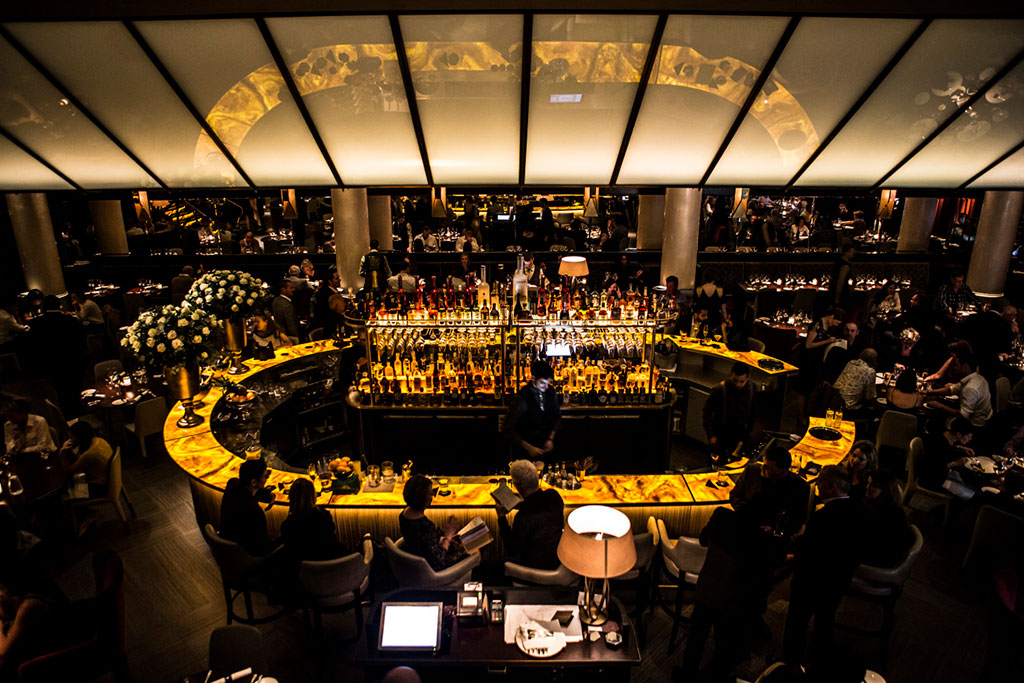 Quaglino's Restaurant Interior by night