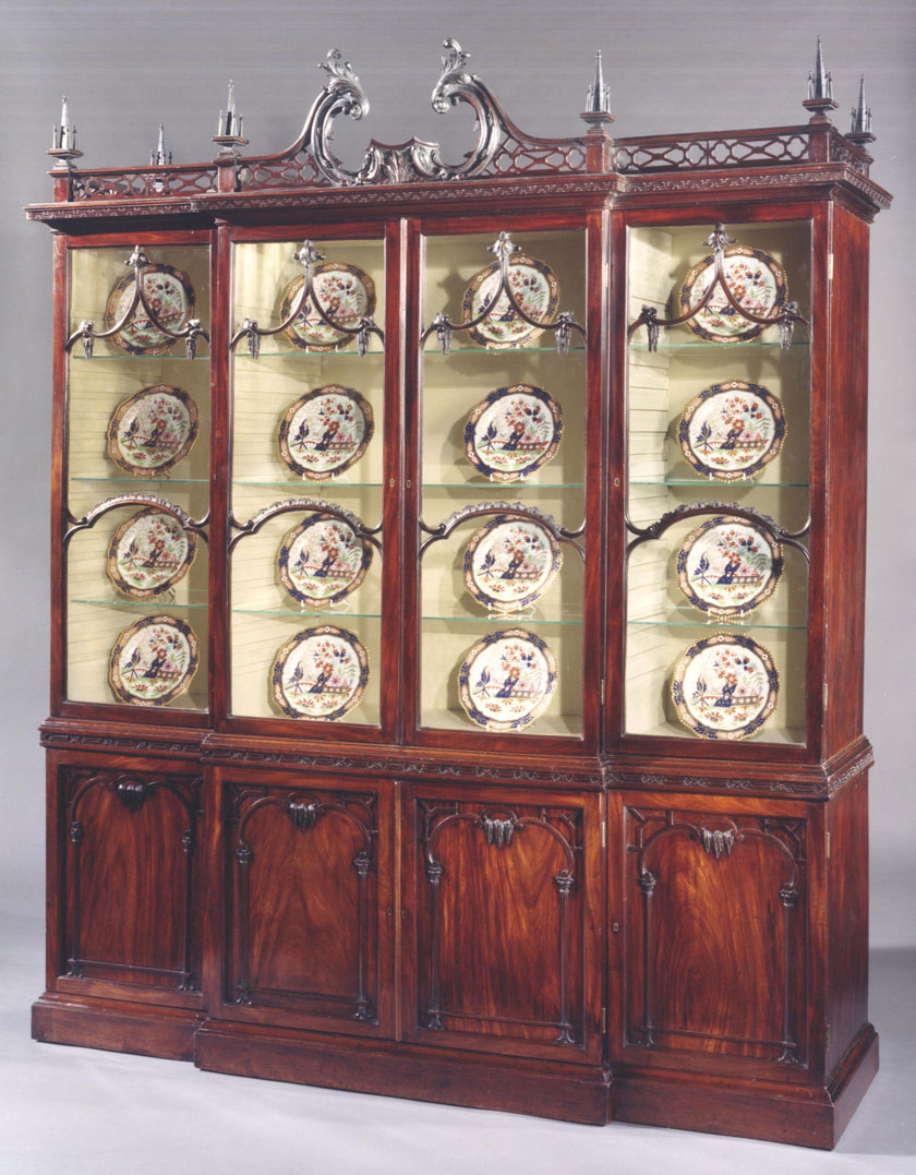 Thomas Chippendale George II Mahogany China Cabinet