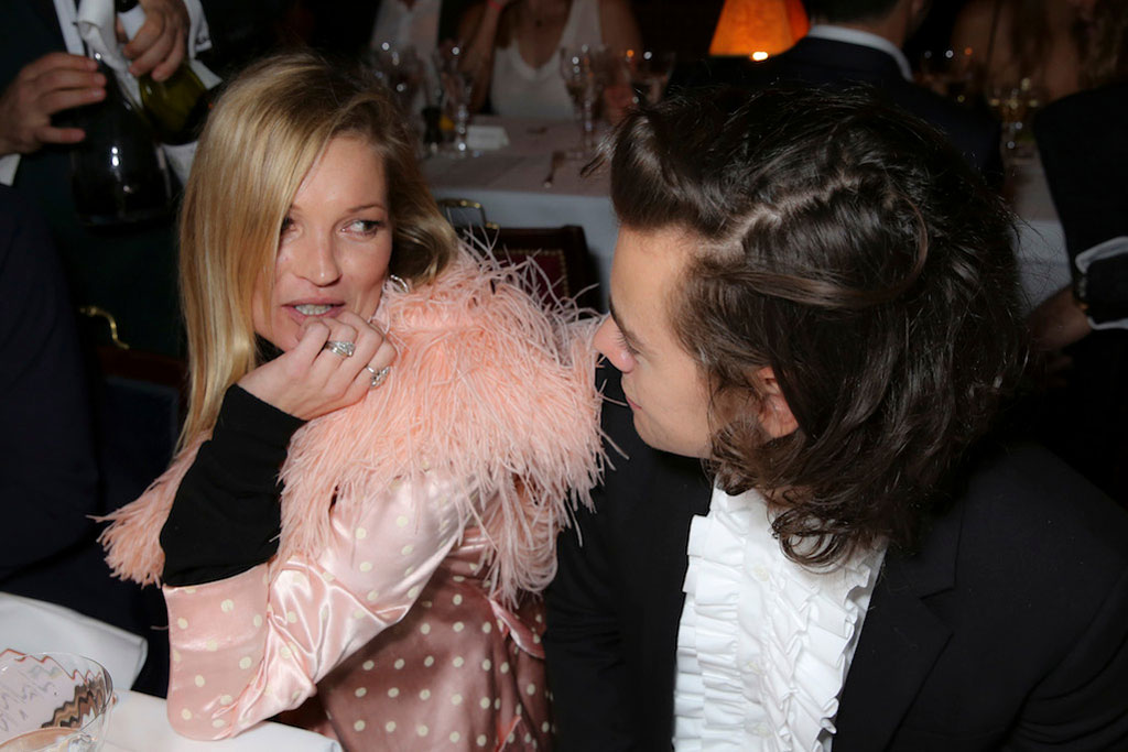 Kate Moss and Harry Styles at Annabel's