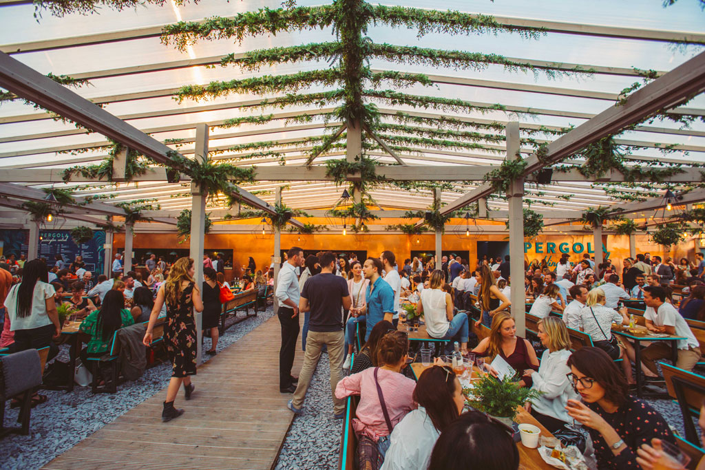 Pergola on the Roof