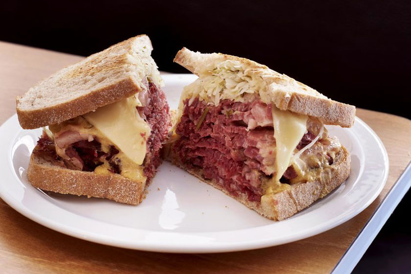 salt beef at Monty's