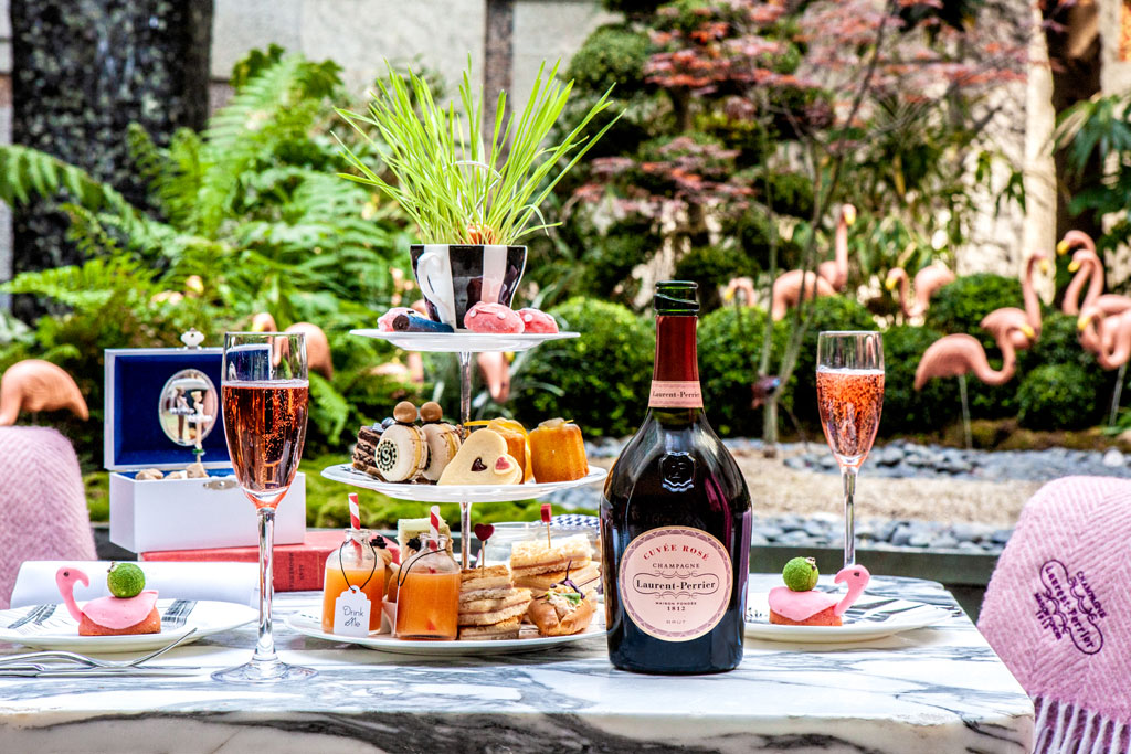 Mad Hatter’s Afternoon Tea at Sanderson Hotel with Laurent Perrier