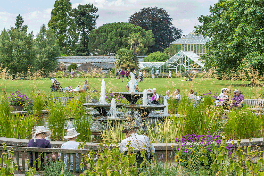 Cambridge University Botanic Garden Fountain
