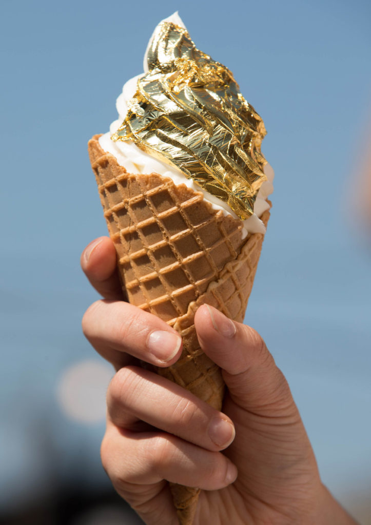 Gold Leaf Ice Cream