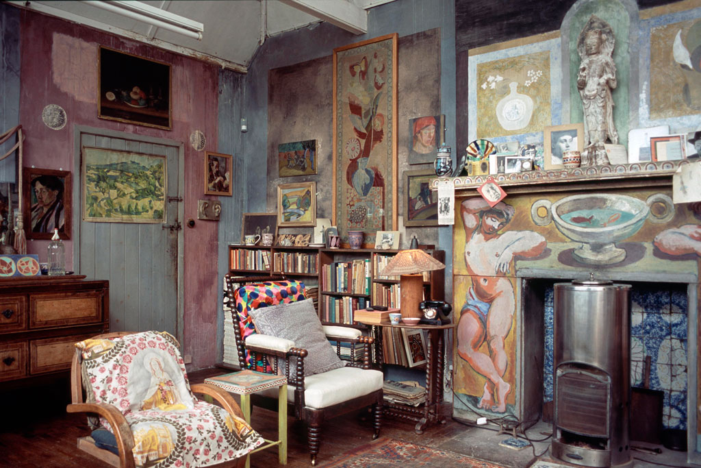 Duncan Grant's studio, Photo credit Tony Tree