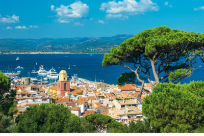 The French Riviera Town of Saint Tropez