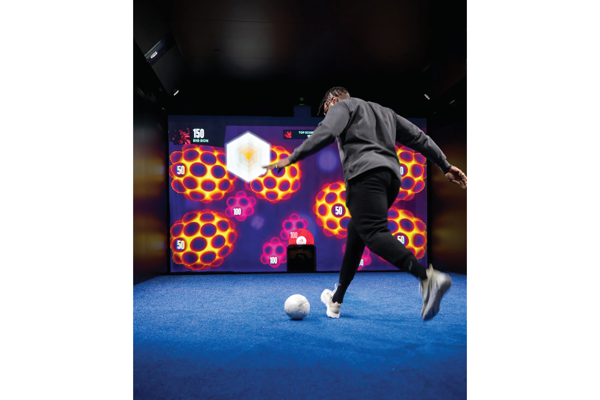 Man playing immersive football | Experience Christmas Presents