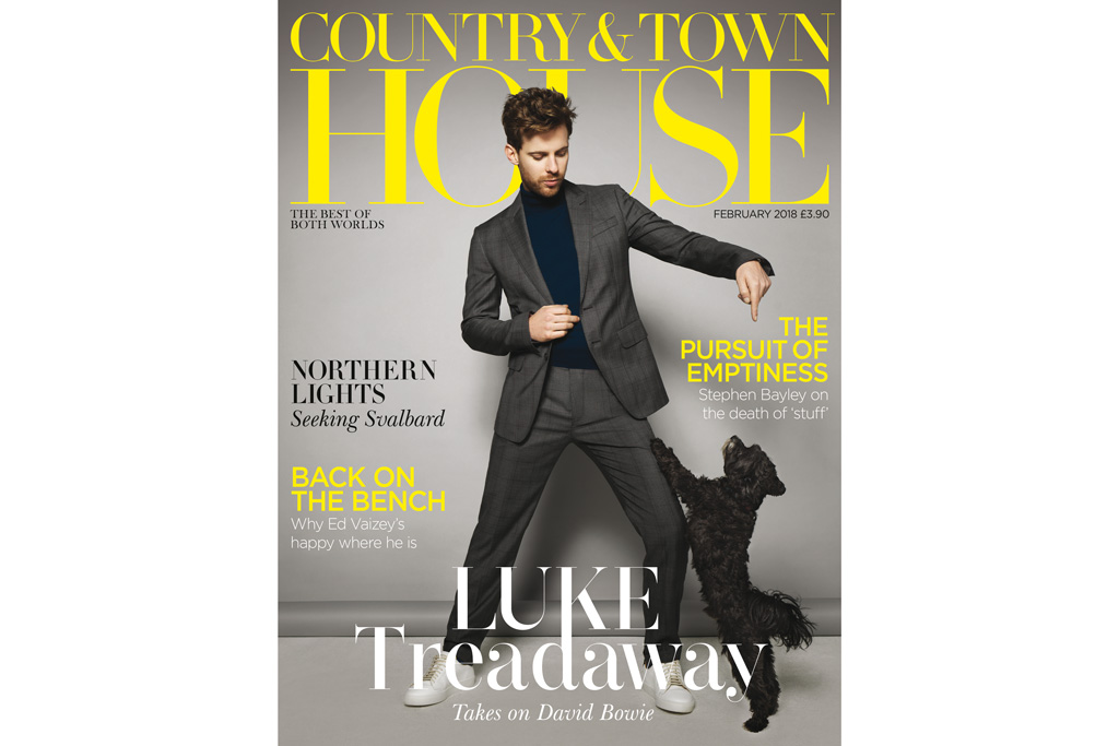February 2018 cover star is Luke Treadaway