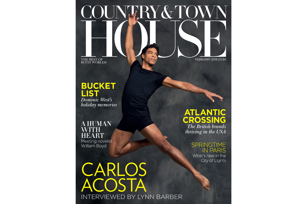 February 2019 cover star, Carlos Acosta
